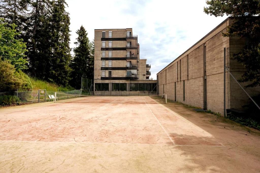 Small But Wow! Studio With Pool @ The Central Lake Crans-Montana Eksteriør bilde
